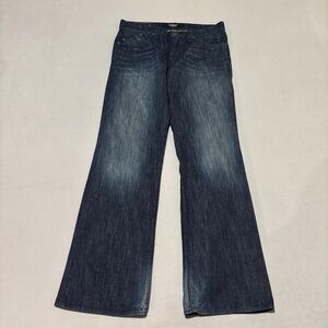 Rock & Republic Floyd Jeans Mens 36 Dark Wash Bootcut Faded Grunge Denim Y2K